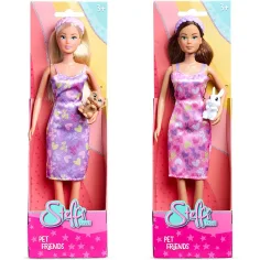 Steffi Love: Lalka Steffi z domowym zwierzątkiem w różnych wariantach - Simba Toys