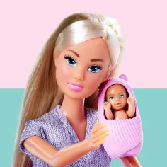 Steffi Love: Welcome Baby Steffi ciężarna lalka - Simba Toys zdjęcie 3