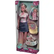 Steffi Love: Zestaw do zabawy Steffi z nosidełkiem dla lalek - Simba Toys