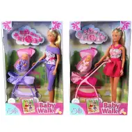 Steffi Love: lalka z wózkiem dziecięcym, 2 wersje - Simba Toys