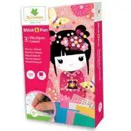 StickN Fun mozaik zestaw do tworzenia obrazków - Kokeshi