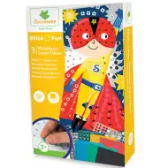 StickN Fun zestaw do tworzenia mozaikowych obrazków – Superbohaterowie
