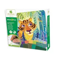 Stick&amp;#039;N Fun mozaikowe obrazki - Zwierzęta dżungli