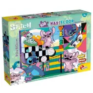 Stitch 2 w 1, puzzle i kolorowanka 108 elementów, 70x50 cm – Lisciani