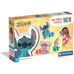 Stitch 4 w 1 Supercolor puzzle kształtowe - Clementoni