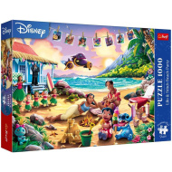 Stitch na plaży puzzle 1000 elementów Premium Plus - Trefl