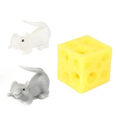 Stretchy Cheese ukrywająca się myszka w dwóch wersjach 1 szt. zdjęcie 2