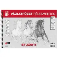 Student Spirál zeszyt szkicowy bezkwasowy B5