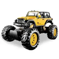 Stunt Truck żółty samochodzik z napędem wstecznym 1/43 - Mondo Motors