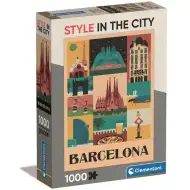 Styl w mieście Barcelona, puzzle 1000 elementów - Clementoni