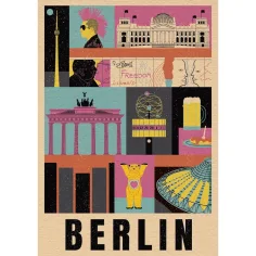 Styl w mieście Berlin 1000-elementowe puzzle - Clementoni zdjęcie 2