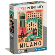 Styl w mieście Mediolan 1000-elementowe puzzle - Clementoni