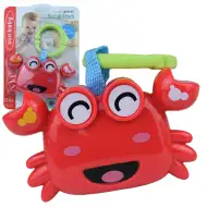 Sun Baby: Wesoły krab grzechotka dla niemowląt bez BPA