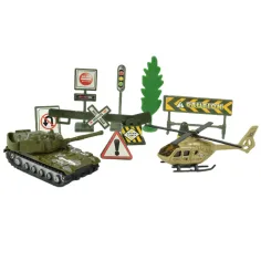 Super Army: Zestaw wojskowy z pojazdami i akcesoriami w różnych wariantach 1 szt. zdjęcie 2