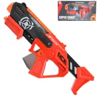 Super Shoot: Manualna broń miotająca z gąbkowymi nabojami 47 cm