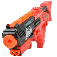 Super Shoot: Manualna broń miotająca z gąbkowymi nabojami 47 cm zdjęcie 5