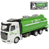 Super Truck: Zielona ciężarówka cysternowa 20 cm
