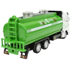 Super Truck: Zielona ciężarówka cysternowa 20 cm zdjęcie 3