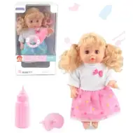Sweet Baby lalka z blond włosami, dźwiękiem i smoczkami w różnych wersjach