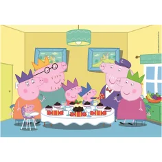 Świnka Peppa 2x20 elementów Supercolor puzzle - Clementoni zdjęcie 2