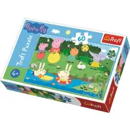 Świnka Peppa: Wesołe wakacje puzzle 60 elementów - Trefl