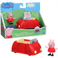 Świnka Peppa: Zestaw z małym czerwonym autem i figurką Świnki Peppy - Hasbro