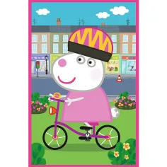 Świnka Peppa siła przyjaźni 3x50 elementów puzzle - Trefl zdjęcie 2