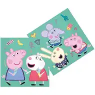 Świnka Peppa: zestaw 20 serwetek 33x33 cm