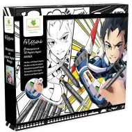Sycomore Artissimo Manga kolorowanka - Bohaterowie chłopcy