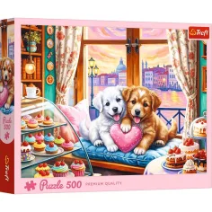 Szczenięca miłość Jakość premium 500-elementowe puzzle – Trefl