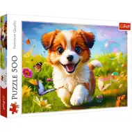 Szczęśliwy szczeniak puzzle 500 elementów – Trefl
