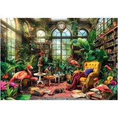 Szklana biblioteka HQC 1000-elementowe puzzle - Clementoni zdjęcie 2