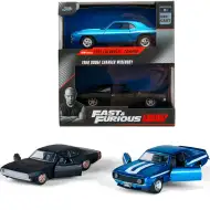 Szybcy i Wściekli: 1969 Chevrolet Camaro i 1968 Dodge Charger Widebody, zestaw 2 sztuki w skali 1/32 - Jada Toys
