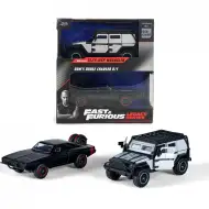 Szybcy i Wściekli: Legacy Series Dom’s Dodge Charger R/T &amp; Jeep Wrangler Teja, zestaw metalowych modeli samochodów 1/32 – Jada Toys
