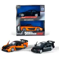 Szybcy i Wściekli: Seria Legacy - Zestaw metalowych modeli samochodów Mazda RX-7 Hana i Heist Honda Civic w skali 1/32 - Jada Toys