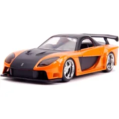 Szybcy i Wściekli: Seria Legacy - Zestaw metalowych modeli samochodów Mazda RX-7 Hana i Heist Honda Civic w skali 1/32 - Jada Toys zdjęcie 3