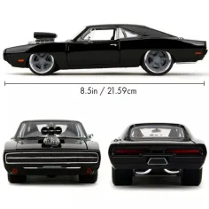 Szybcy i wściekli: 1970 Dodge Charger metalowy model samochodu 1:24 - Jada Toys zdjęcie 4