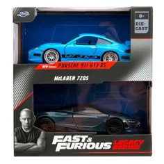 Szybcy i wściekli: Porsche 911 GT3 RS i McLaren 720S zestaw 2 sztuki w skali 1/32 - Jada Toys zdjęcie 2