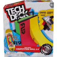 Tech Deck: Zestaw torowy Competition Wall 2.0 ze specjalną deskorolką na palce - Spin Master