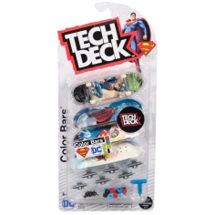 Tech Deck: zestaw 4 fingerboardów Superman - Spin Master