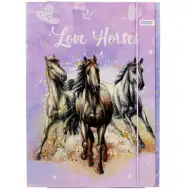 Teczka gumowa Love Horse w formacie A4