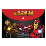 Teczka na dokumenty A4 z zatrzaskiem z motywem Iron Mana z Avengers