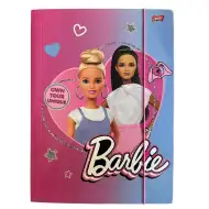 Teczka z gumką w rozmiarze A4 z motywem Barbie
