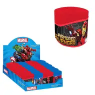 Temperówka z dwoma otworami z pojemnikiem Avengers z motywem Iron Mana.