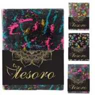 Tesoro Fabric dziennik w kilku wariantach 20x14cm