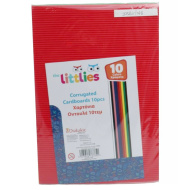The Littlies Kolorowy papier falisty, opakowanie 10 szt., format A4