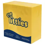 The Littlies: Żółty bloczek samoprzylepny 400 kartek 75x75mm
