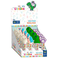The Littlies: klej w sztyfcie z motywem zwierząt 9 g, różne warianty, 1 szt.