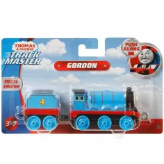 Thomas Track Master: Gordon — mała lokomotywa z wagonami - Fisher-Price
