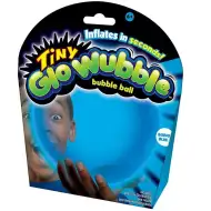 Tiny Wubble świecąca w ciemności niebieska piłka bąbelkowa 30 cm